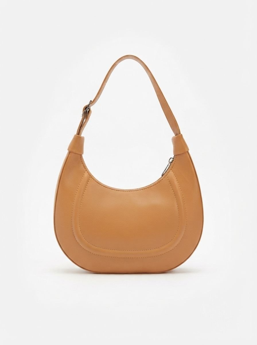 کیف دوشی هلالی Hobo Crescent Bag رنگ عسلی