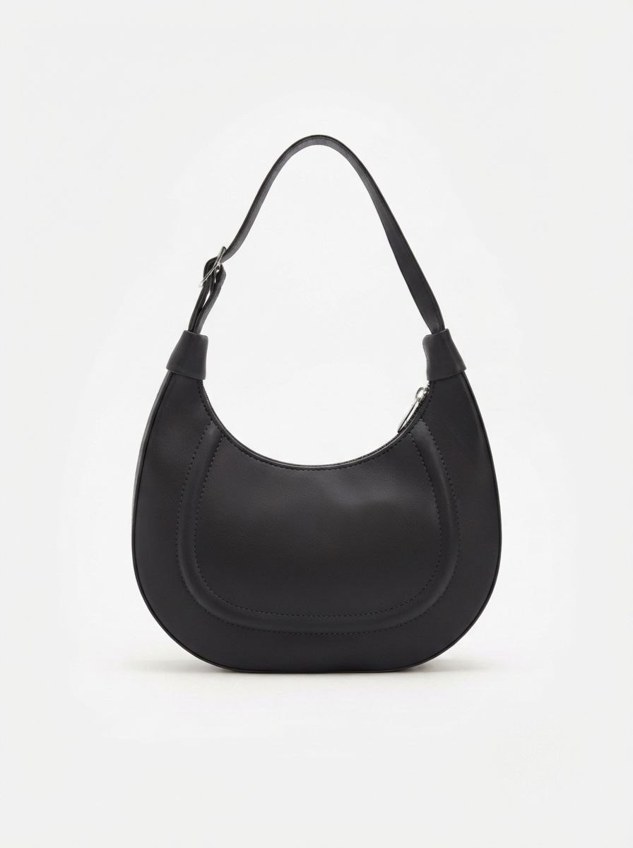 کیف دوشی هلالی شکل Hobo Crescent Bag مشکی